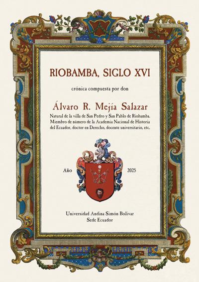 Portada de riobamba en el siglo xvi