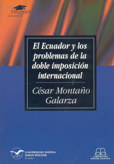Portada del Ecuador y los problemas de la doble
