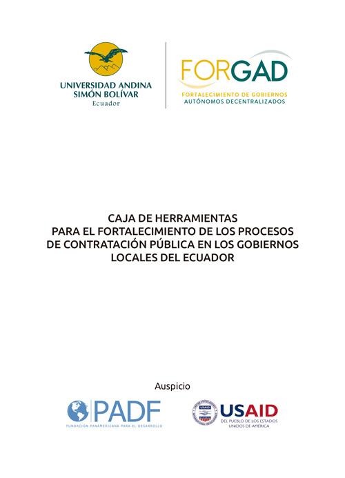 Portada de Caja de herramientas para el fortalecimiento de los procesos de contratación pública