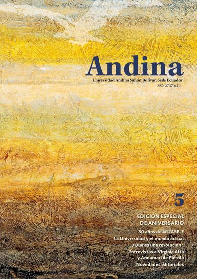 Portada de Revista Andina N°5